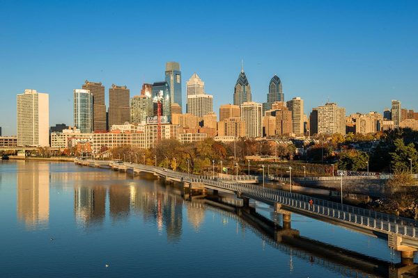 Philly Skyline at Sunset