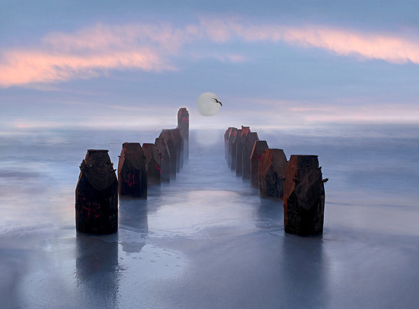 Moon Above The Horizon