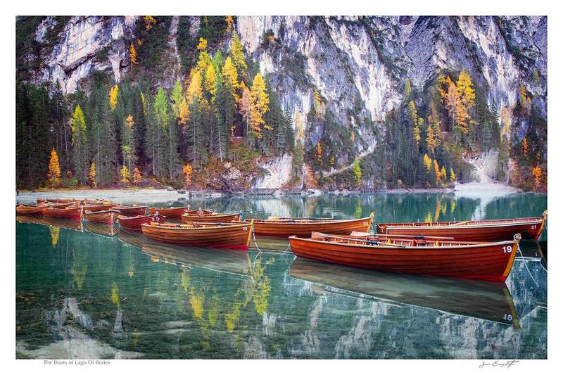 The Boats of Lago di Braies